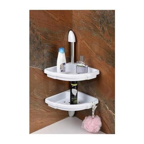 Çelik Ayna CLK135 2'li Lüx Banyo Köşelik