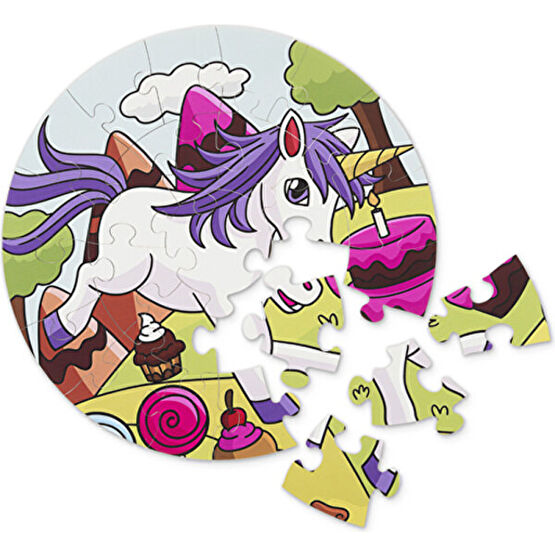 Ceo Design Unicorn Temalı Dev Puzzle 25 Parçalı 42CM Çapında Çocuk ve Anaokulu Aktiviteleri Eğitici Oyuncak Fiyatı