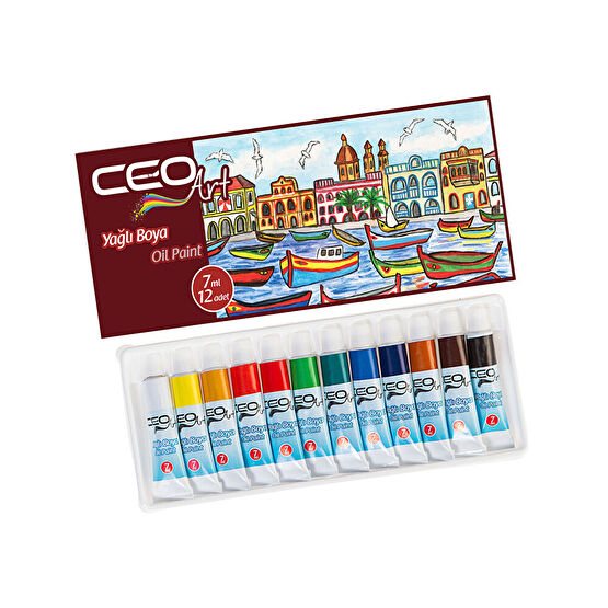 Ceoart Yağlı Boya 12 Renk 7 Ml Resim Yağlı Boya Fiyatı
