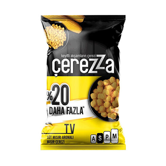 Çerezza Tv Süt Mısırı Aroma Çeşnili Mısır Çerezi Süper Boy 117 G Cips Fiyatı