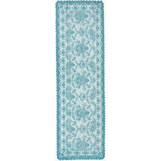 Çeyiz Diyarı Örme Pano Desenli Runner Bahar Petrol - 40 x 140 cm Masa Örtüsü Fiyatı