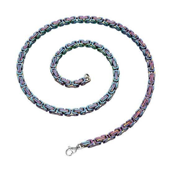 Chavin AS62 5 mm Multicolor Kral Çelik Erkek Zincir
