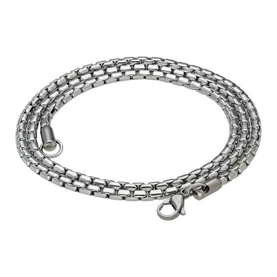 Chavin EH68 Gri 55 cm 3 mm Erkek Çelik Zincir