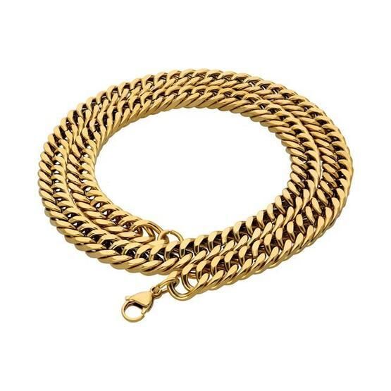 Chavin EH91SR Gold 60 cm 10 mm Gürmet Erkek Bayan Çelik Zincir