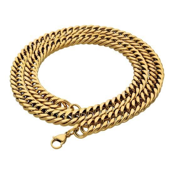 Chavin EH91SR Gold 60 cm 10 mm Gürmet Erkek Bayan Çelik Zincir