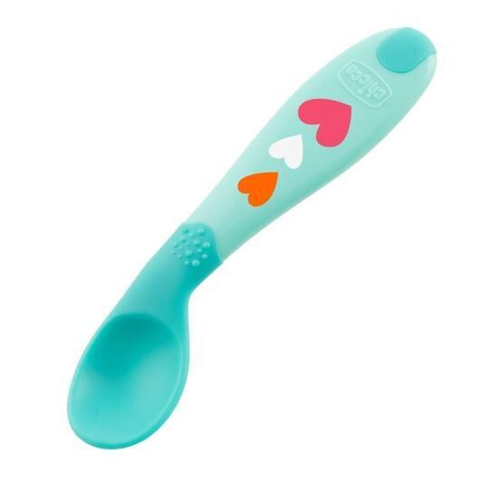 Chicco 8 Ay + Yeşil İlk Kaşığım Bebek Mama Kaşığı