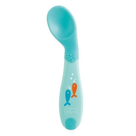 Chicco 8 Ay + Yeşil İlk Kaşığım Bebek Mama Kaşığı
