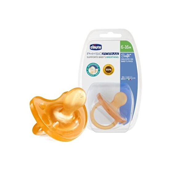 Chicco Physio Soft Kauçuk Emzik 6-16M (%0bpa) - 0 - 18 Ay - Renkli Emzik Fiyatı