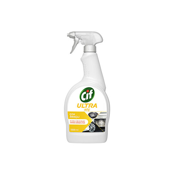Cif Ultra Güç Çok Amaçlı Sprey Yağ Ve Kir Sökücü 1000 ml Parlatıcı ve Temizleyiciler Fiyatı