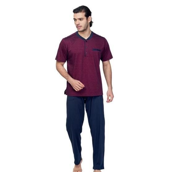 Çift Kaplan 8642 Füme Erkek Pijama Takımı Erkek Pijama Fiyatı