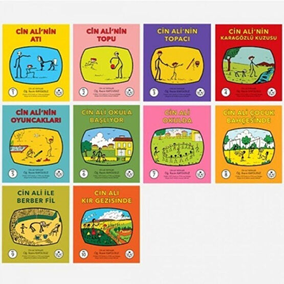 Cin Ali Kitap Seti (10 Kitap Takım) Çocuk Masal Fiyatı