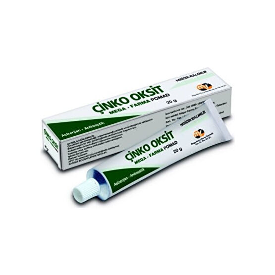 Çinko Oksit Pomad 20 gr Pişik Önleyici Krem Fiyatı