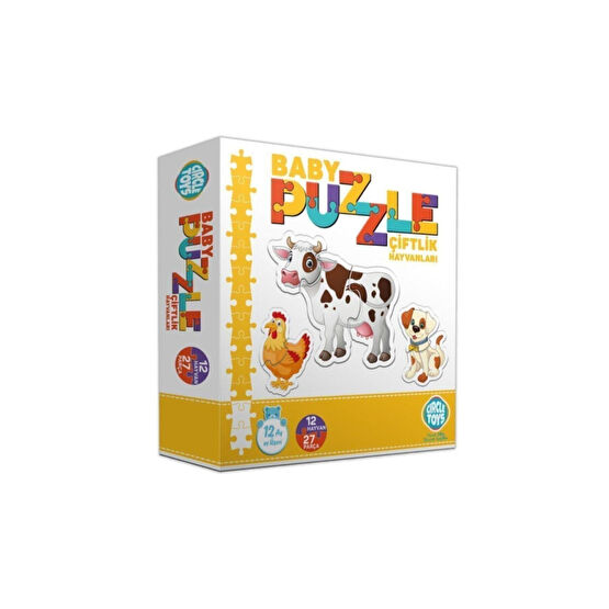Circle Toys Baby Puzzle Çiftlik Hayvanları 27 Parça Puzzle & Aksesuarları Fiyatı
