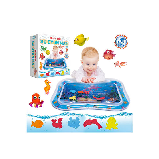 Circle Toys Bebek Su Matı Tummy Time Aktivite Oyuncağı Su Havuzu Açık Hava, Deniz ve Spor Oyuncakları Fiyatı