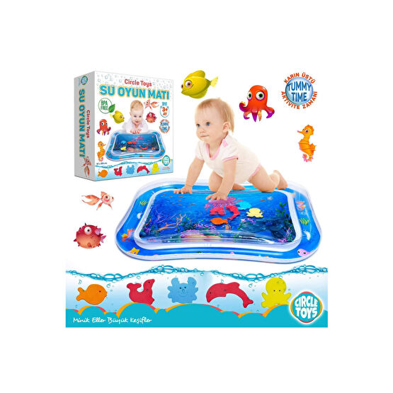 Circle Toys Bebek Su Oyun Matı Tummy Time Karın Üstü Aktivite Zamanı - Ahtapot Bebek Oyuncakları Fiyatı