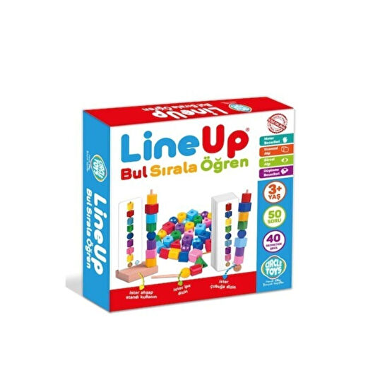 Circle Toys Line Up ipe Ve Çubuğa Boncuk Ve Şekil Dizme Oyunu Eğitici Oyuncak Fiyatı