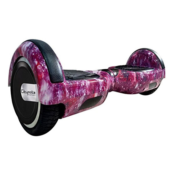 Citymate Elektrikli Kaykay 6.5" Uzay Mor Grafity Desenli Akıllı Hoverboard - Çanta Hediyeli Hoverboard Fiyatı