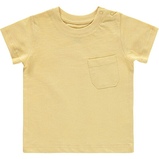 Civil Baby Erkek Bebek Tişört 6-18 Ay Sarı Bebek T-shirt Fiyatı