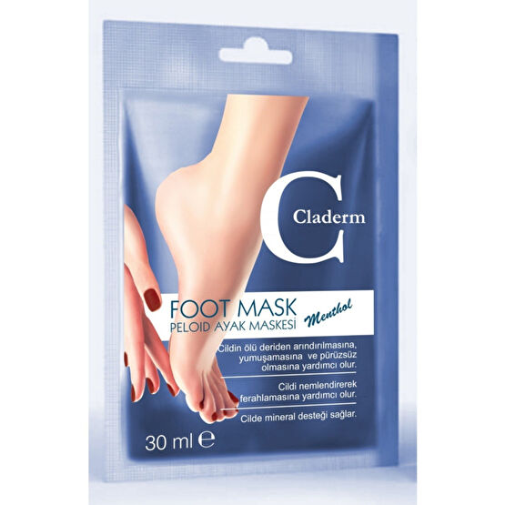 Claderm PELOID AYAK MASKESİ 30ML. Ayak Bakımı Fiyatı