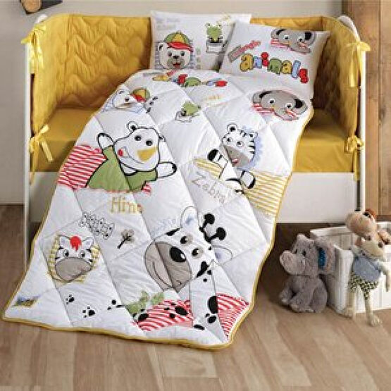 Clasy Ranforce Bebek Uyku Seti Animals V1 Sarı Bebek Uyku Seti Fiyatı