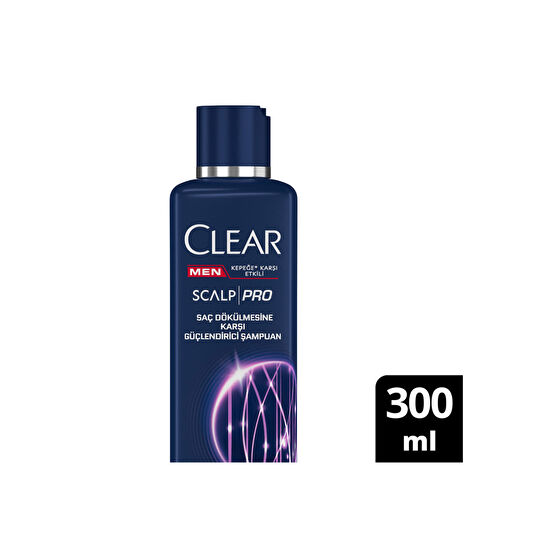 Clear Men Scalp Pro Güçlendirici Şampuan Saç Dökülmesine Ve Kepeğe Karşı Etkili 300 ml