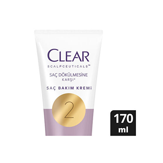 Clear Scalpceuticals Saç Bakım Kremi Saç Dökülmesine Karşı 170 Ml Şampuan ve Saç Kremi Fiyatı