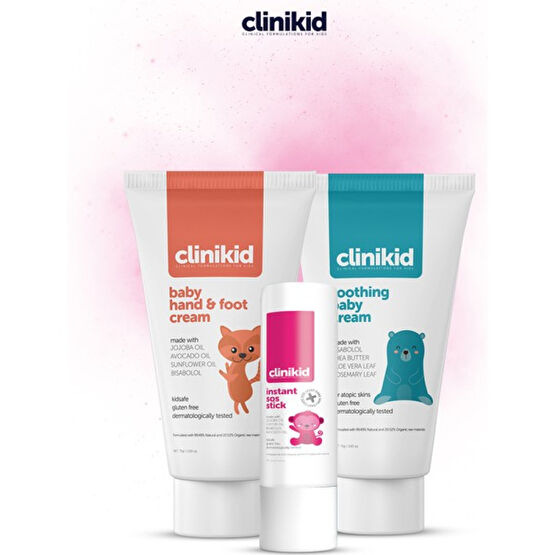 Clinikid Koruyucu Bakım Seti - Beyaz Bebek Bakım Seti Fiyatı