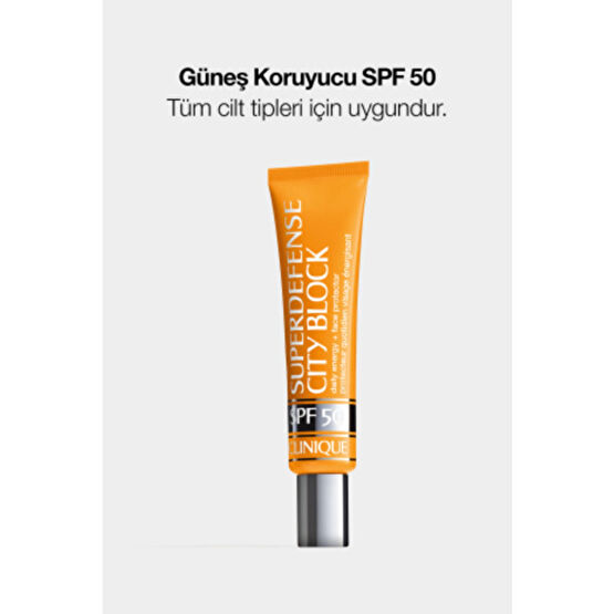 Clinique Superdefense City Block SPF 50 Güneş Koruyucu 40ml 192333093603 Güneş Kremleri ve Losyonları Fiyatı