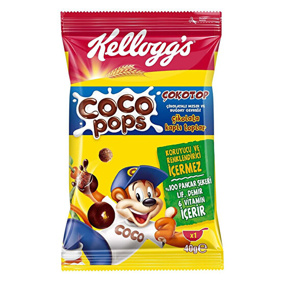 Coco Pops Çokotop Topları 40 gr Kahvaltılık Gevrek Fiyatı