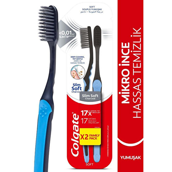 Colgate Mikro Ince Charcoal Hassas Temizlik Yumuşak Diş Fırçası 1 1 Diş Fırçaları Fiyatı