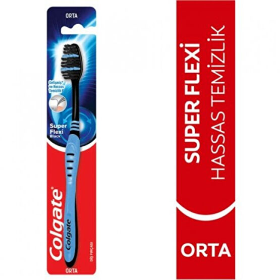 Colgate Super Flexi Siyah Dis Fircasi Orta Hassas Temizlik Şarjlı Diş Fırçası ve Aksesuarları Fiyatı