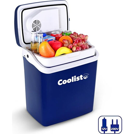 Coolist CLT18 12VOLT/220VOLT Ac/dc 18 Litre Sıcak/soğuk Oto Buzdolabı - Mavi - 18 lt Oto Buzdolabı Fiyatı