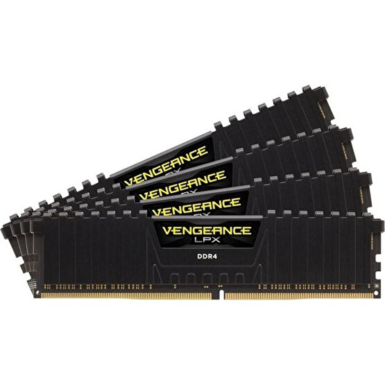 Corsaır 32GB (4x 8gb) Ddr4 3200MHZ Quad Kıt Pc Ram Vengeance Lpx CMK32GX4M4Z3200C16 RAM Bellekler Fiyatı