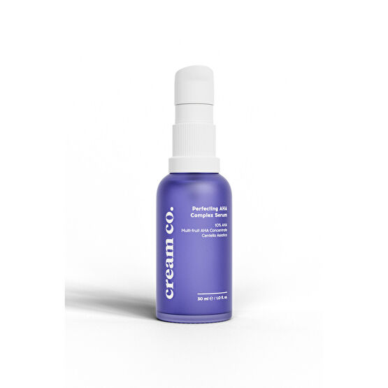 Cream Co. %10 Aha Pürüzsüzleştirici Gözenek Sıkılaştırıcı Yenileyici Cilt Serumu Aha Complex Serum 30 Ml