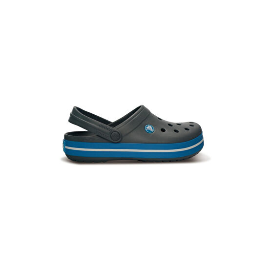 Crocs Koyu Gri Unisex Crocband Kenarı Mavi Beyaz Çizgili Terlik 43-44 Beden Unisex Sandalet Fiyatı