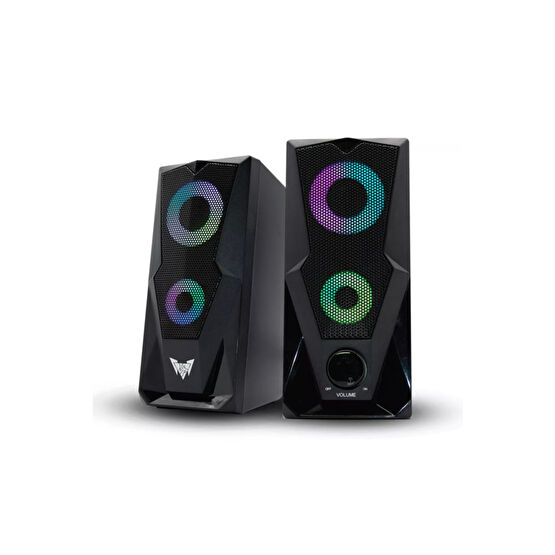 Crown Micro Cms-1003-7 Aydınlatmalı 5wx2 10w Usb 3.5mm 65db Speaker 1 1 Hoparlör Bilgisayar Speaker Fiyatı