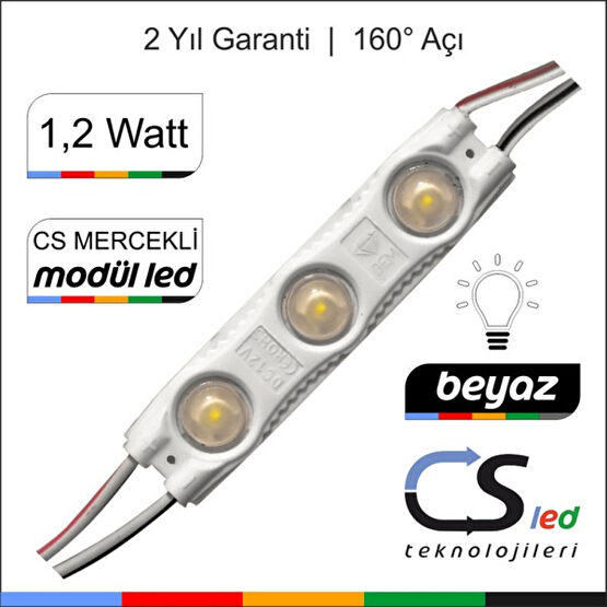 Csled 1.2 Watt Mercekli Modül LED - 1 Adet - Beyaz Led Aydınlatmalar Fiyatı