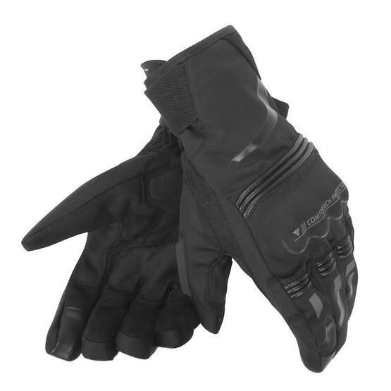 Dainese Tempest Unisex D-Dry Kısa Siyah Motosiklet Eldiveni