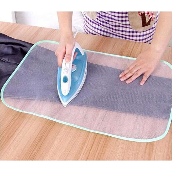 Dalian Home Yanmaz Kırışmaz Ütü Matı Şeffaf File Ütü Örtüsü Pratik File Kumaş Ütü Altlığı 35X50CM Ütüler Fiyatı