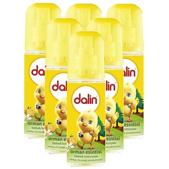Dalin Bebek Kolonyası 150 ml Orman Esintisi x 6 Adet Bebek Kolonyası Fiyatı