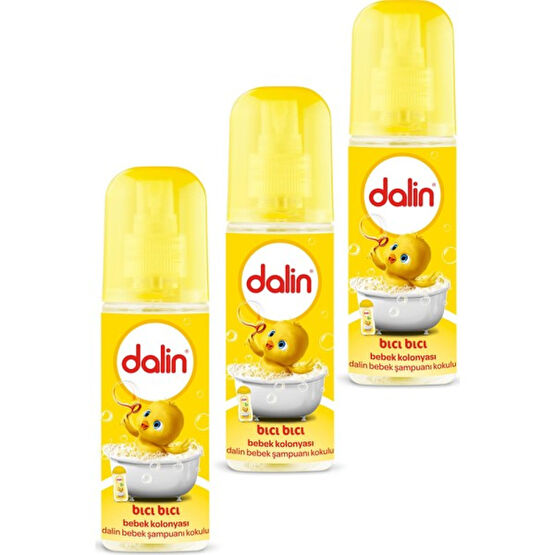 Dalin Bebek Kolonyası Bıcı Bıcı Kokusu 150 ml x 3 Adet Bebek Kolonyası Fiyatı