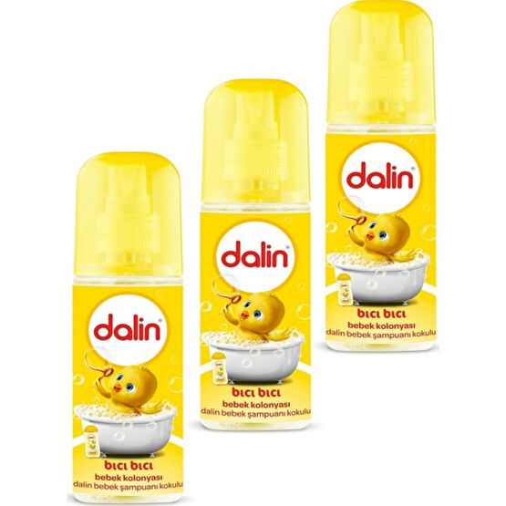 Dalin Bıcı Bıcı Bebek Kolonyası 100 ml 3 Adet Bebek Kolonyası Fiyatı