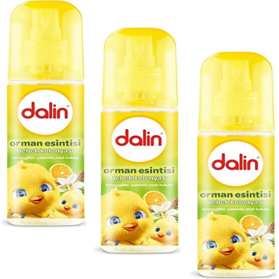 Dalin Orman Esintisi Bebek Kolonyası 100 ml 3 Adet Bebek Kolonyası Fiyatı