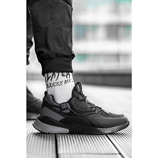 DARK SEER Siyah Füme Unisex Sneaker 43 Beden