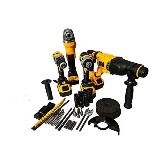 Dawreek Dw350 Şarjlı Hilti-Şarjlı Spral-Somun Sıkma-10 MM Çelik Mandren 4'lü Set Meyve Sıkacakları Fiyatı