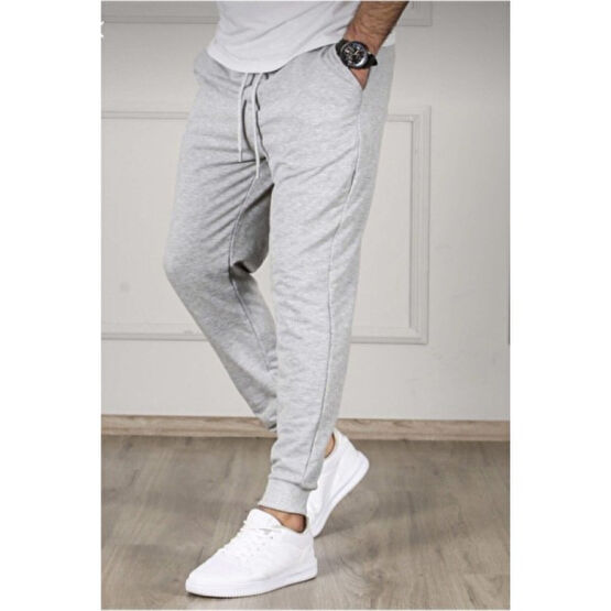 DAXİS Sportwear Company Gri Renk Slim Fit Jogger Alt Eşofman Erkek Eşofman Fiyatı
