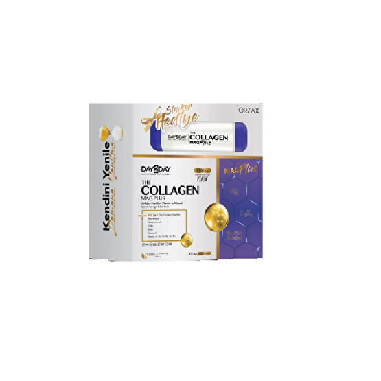 DAY2DAY The Collagen Mag Plus 30 Saşe Shaker Hediye