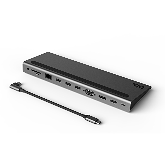 Daytona Bix Bx12Hb Type C to 2xUSB3.0 Gigabit Ethernet Usb2.0 VGA Hdmi 4K Ultra Hd Display PD Şarj Çevirici Bilgisayar Çevirici ve Adaptörü Fiyatı