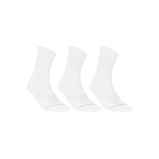 Decathlon Artengo Tenis Çorabı - Uzun Konçlu - 3lü Paket - Beyaz - Rs 500 35/38 Beden Çorap (Outdoor) Fiyatı