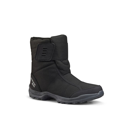 Decathlon Erkek Su Geçirmez Cırt Cırtlı Outdoor Kar Botu - Siyah - Sh100 39 Beden